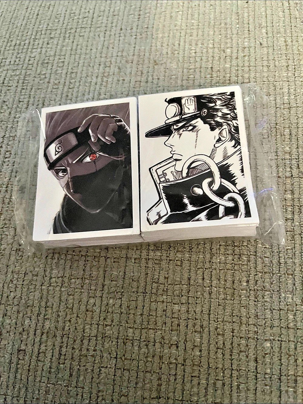 Anime Manga Art Print Set Black & White